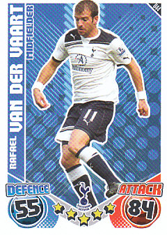 Rafael van der Vaart Tottenham Hotspur 2010/11 Topps Match Attax #U44